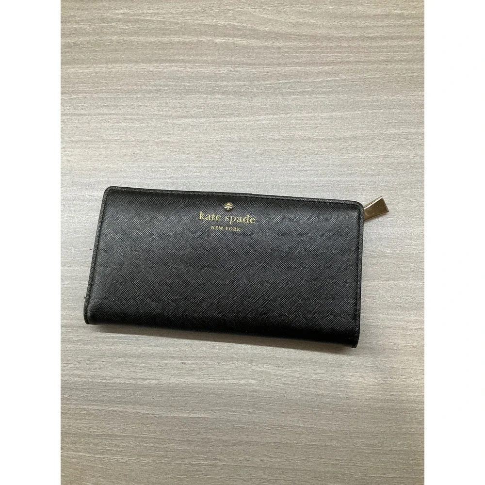 KATE SPADE NEW YORK CEDAR STREET BIFOLD STACY WALLET IN BLACK